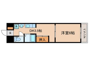 フラワ－蘭の物件間取画像